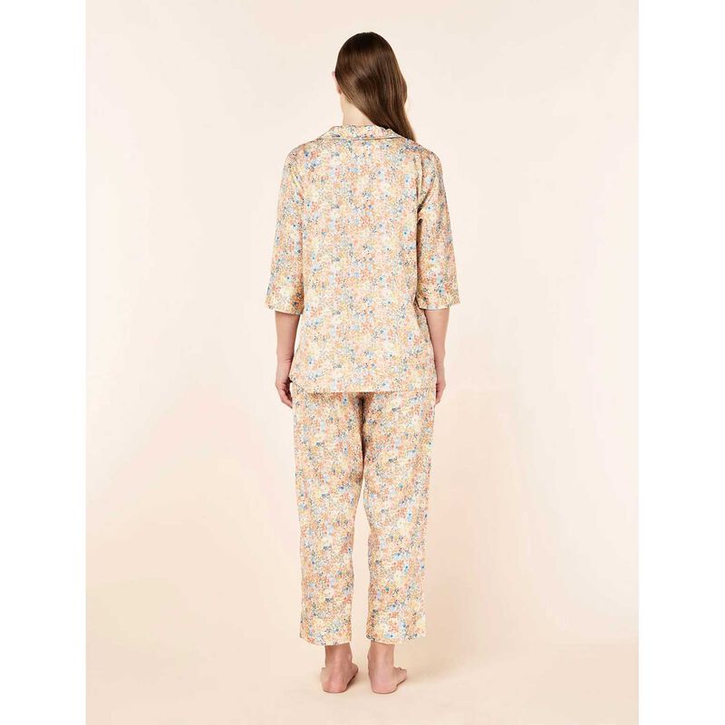 Papinelle Carly Floral Crop PJ Set image number 1